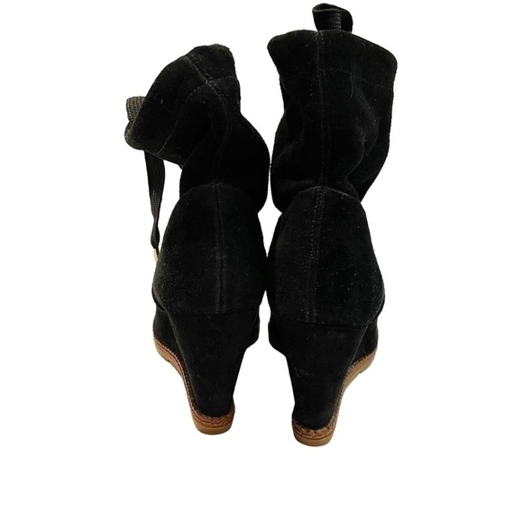 New Kate Spade Saunders Black Suede Platform Booties 🖤 - Picture 9 of 10